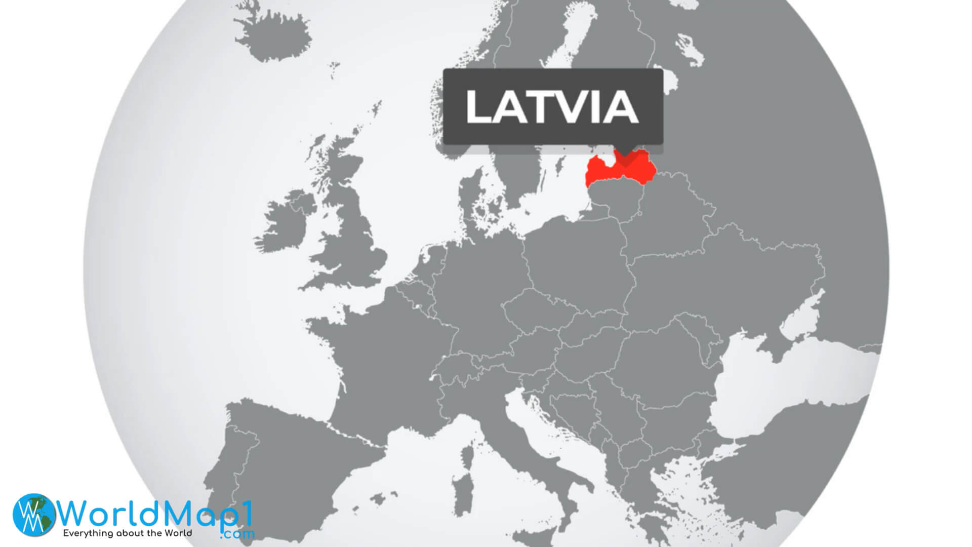 Where is Latvia in the World